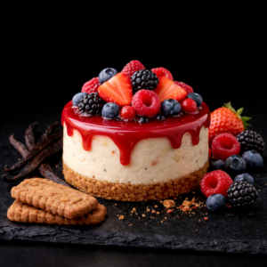Cheescake aux fruits rouges