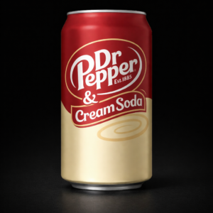 Dr Pepper creamy soda